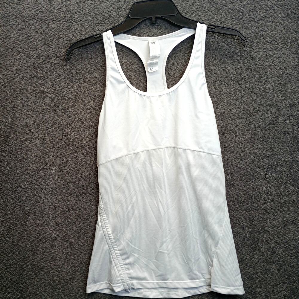 Fabletics Racerback Running Tank Top Women XS White Activewear